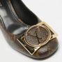 Louis Vuitton Vintage Pre-owned Canvas heels Brown Dames - Thumbnail 7