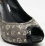 Louis Vuitton Vintage Pre-owned Canvas heels Gray Dames - Thumbnail 7