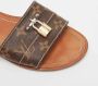 Louis Vuitton Vintage Pre-owned Canvas sandals Brown Dames - Thumbnail 6