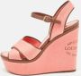 Louis Vuitton Vintage Pre-owned Canvas sandals Pink Dames - Thumbnail 2