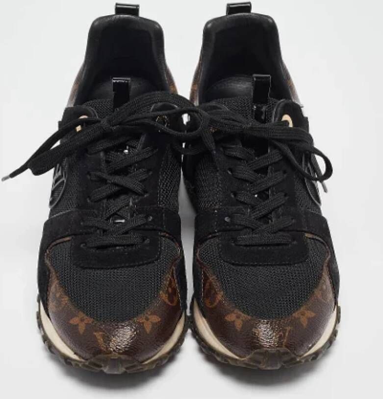 Louis Vuitton Vintage Pre-owned Canvas sneakers Black Dames
