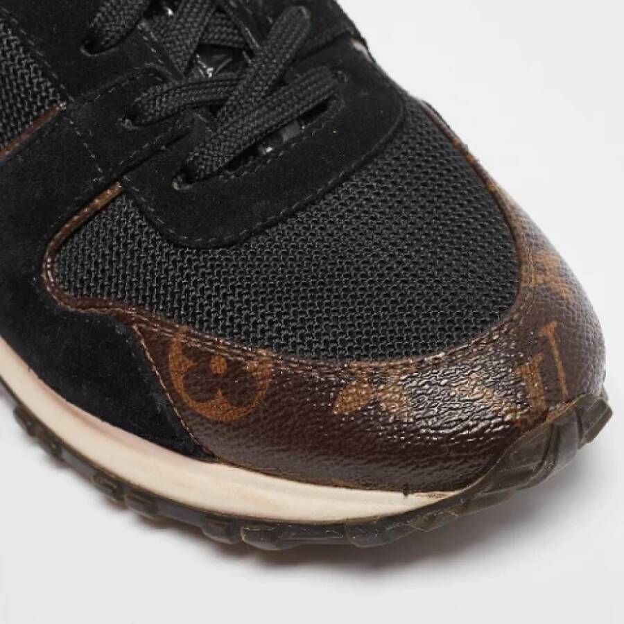 Louis Vuitton Vintage Pre-owned Canvas sneakers Black Dames