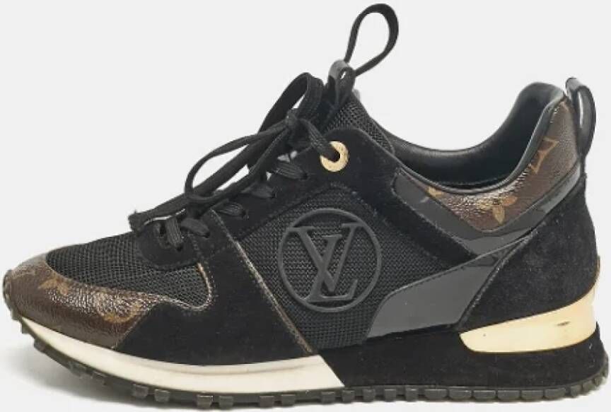 Louis Vuitton Vintage Pre-owned Canvas sneakers Black Dames