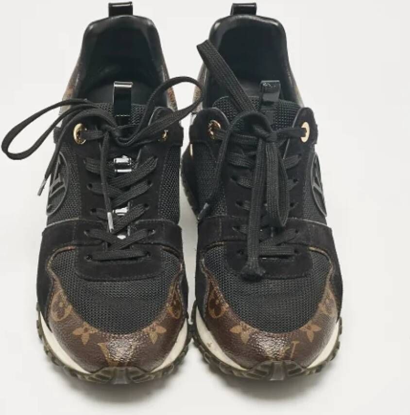 Louis Vuitton Vintage Pre-owned Canvas sneakers Black Dames