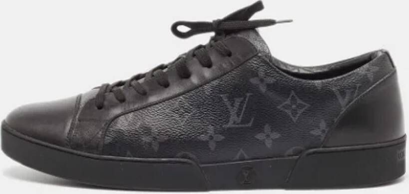 Louis Vuitton Vintage Pre-owned Canvas sneakers Black Heren