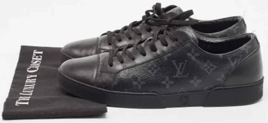 Louis Vuitton Vintage Pre-owned Canvas sneakers Black Heren