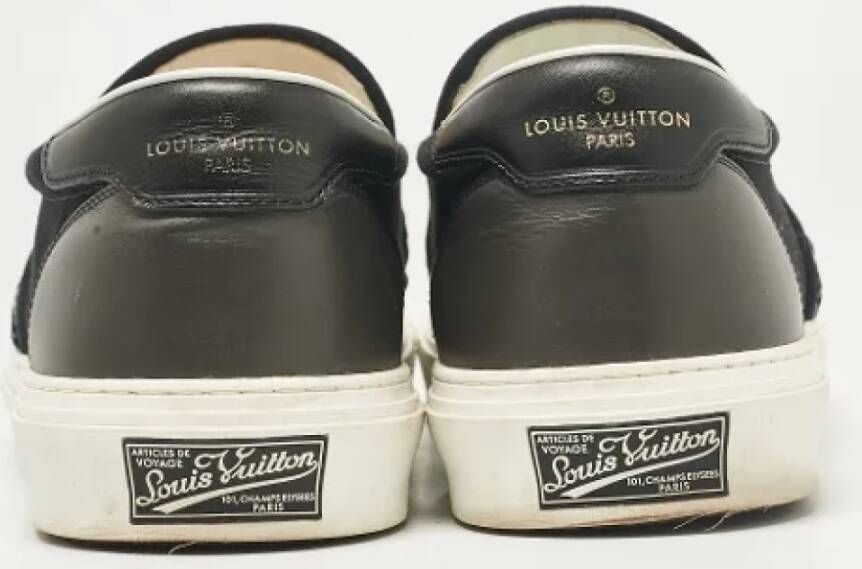 Louis Vuitton Vintage Pre-owned Canvas sneakers Black Heren