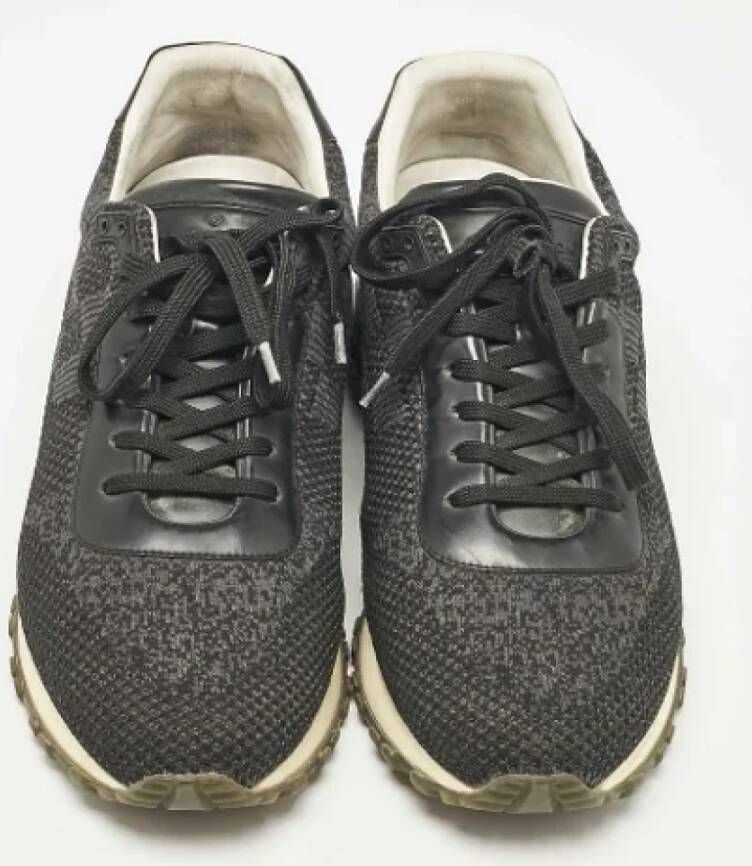 Louis Vuitton Vintage Pre-owned Canvas sneakers Black Heren