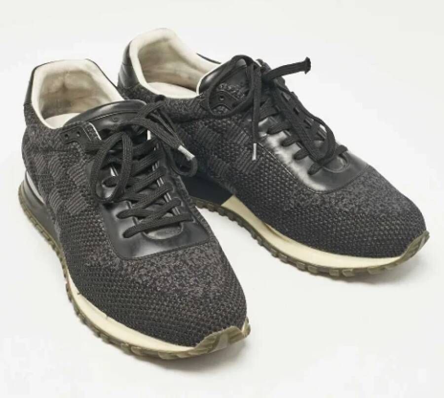 Louis Vuitton Vintage Pre-owned Canvas sneakers Black Heren
