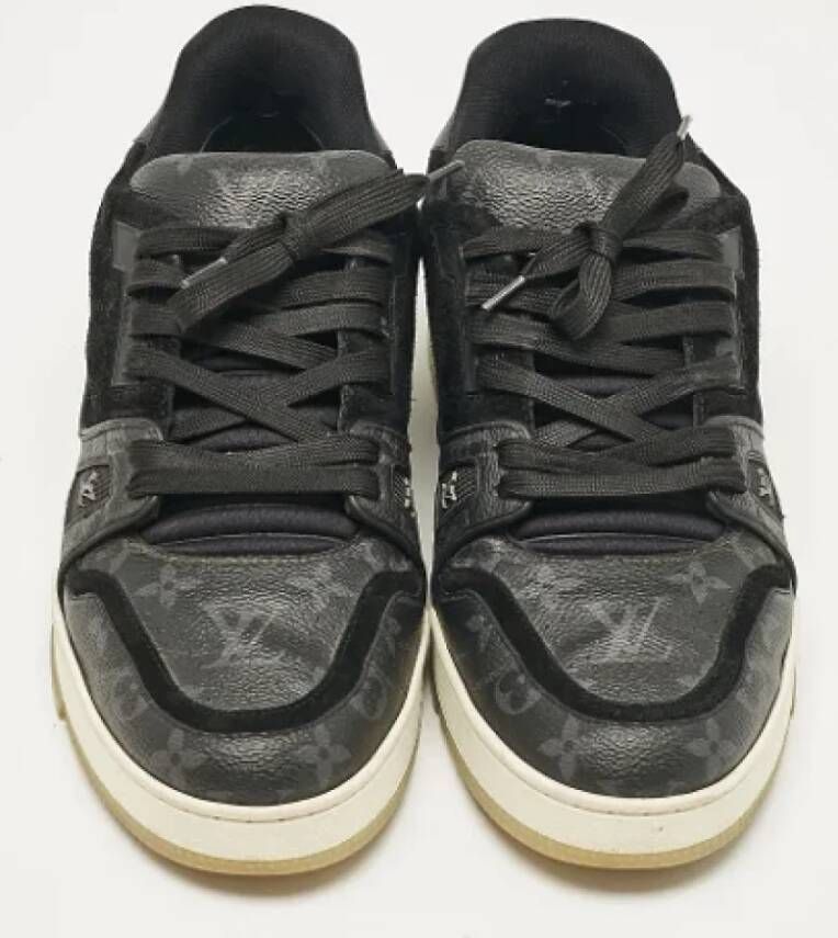 Louis Vuitton Vintage Pre-owned Canvas sneakers Black Heren