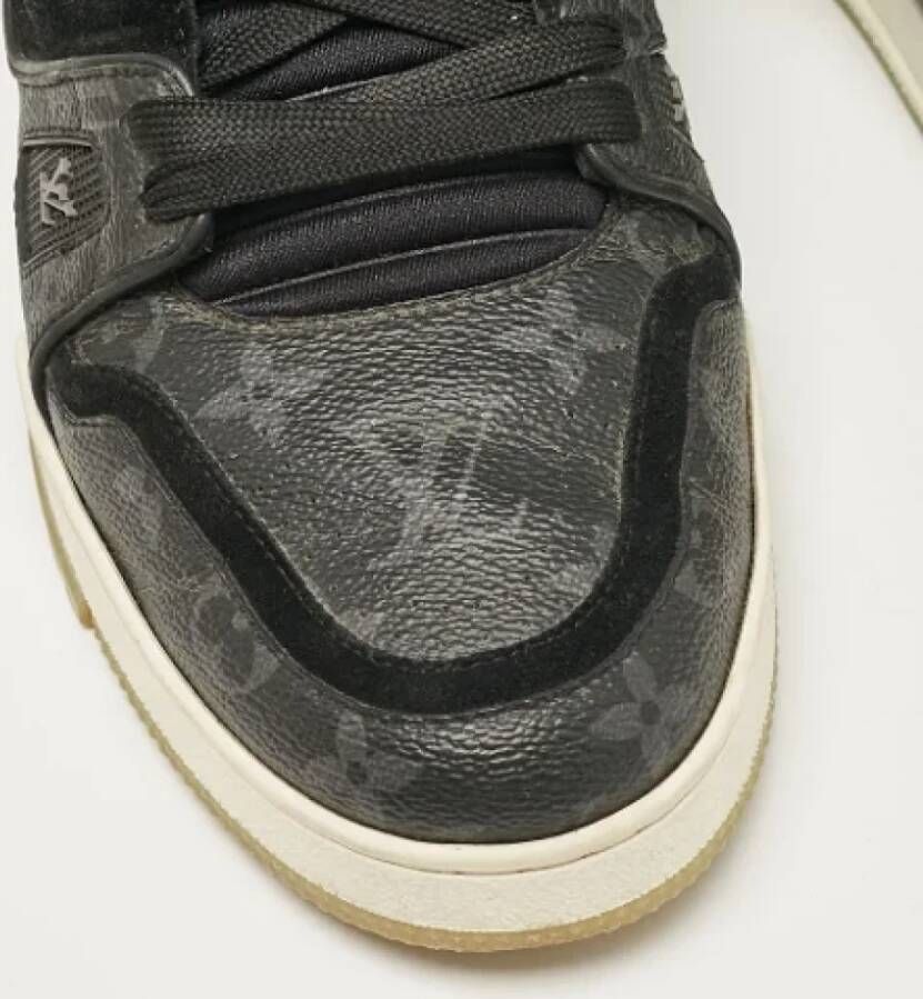 Louis Vuitton Vintage Pre-owned Canvas sneakers Black Heren