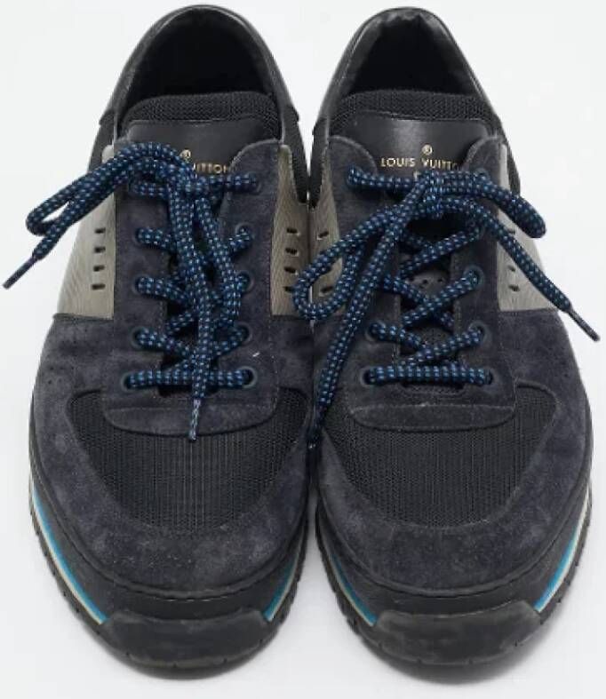 Louis Vuitton Vintage Pre-owned Canvas sneakers Blue Heren
