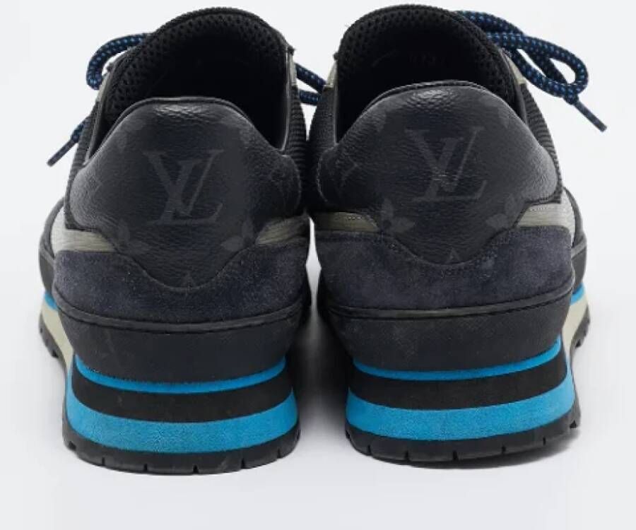 Louis Vuitton Vintage Pre-owned Canvas sneakers Blue Heren