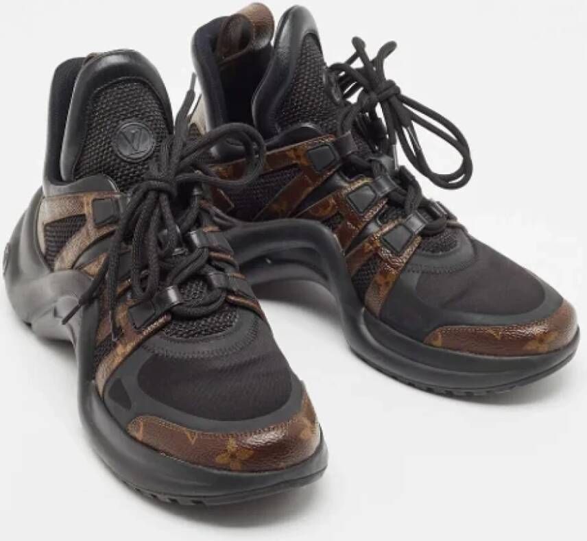 Louis Vuitton Vintage Pre-owned Canvas sneakers Brown Dames