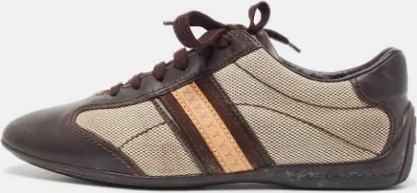 Louis Vuitton Vintage Pre-owned Canvas sneakers Brown Dames