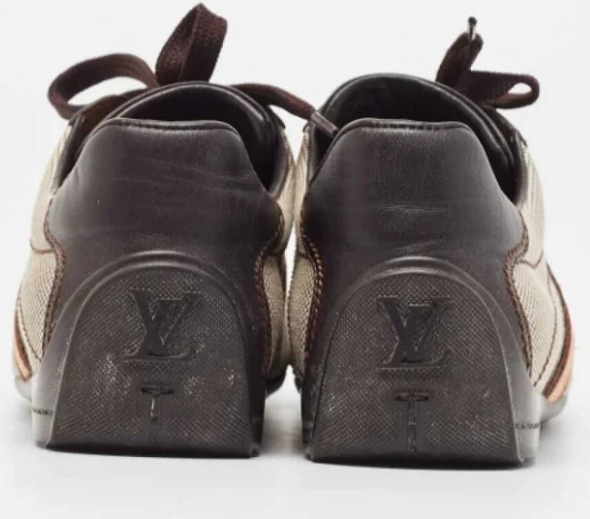 Louis Vuitton Vintage Pre-owned Canvas sneakers Brown Dames