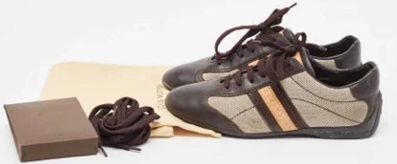 Louis Vuitton Vintage Pre-owned Canvas sneakers Brown Dames