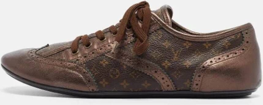 Louis Vuitton Vintage Pre-owned Canvas sneakers Brown Dames