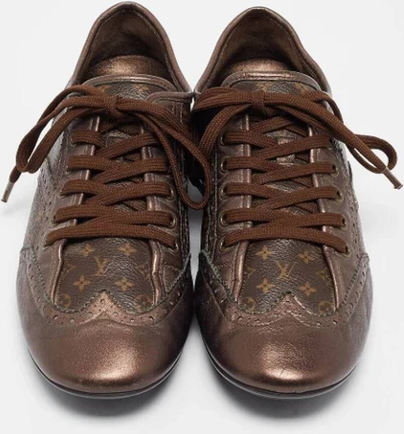 Louis Vuitton Vintage Pre-owned Canvas sneakers Brown Dames