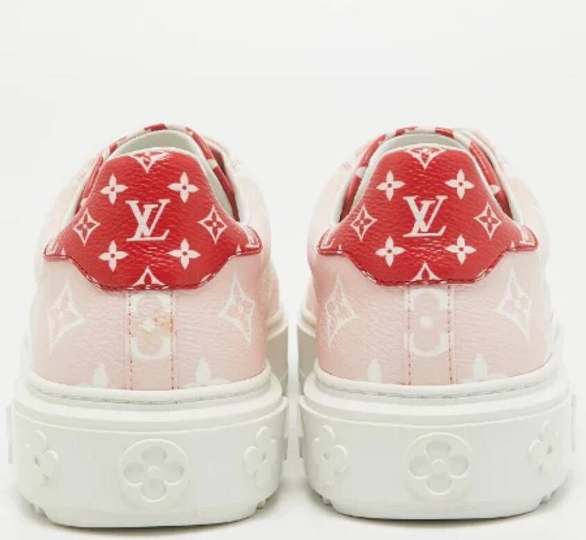 Louis Vuitton Vintage Pre-owned Canvas sneakers Pink Dames