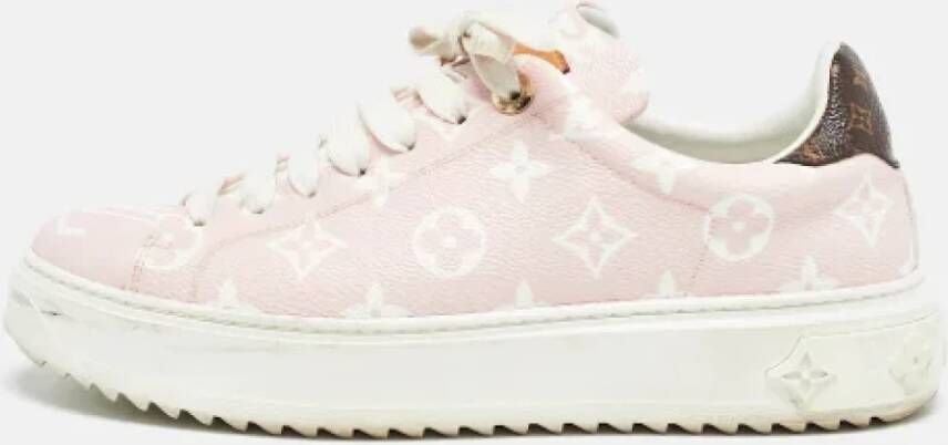 Louis Vuitton Vintage Pre-owned Canvas sneakers Pink Dames