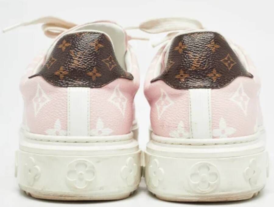 Louis Vuitton Vintage Pre-owned Canvas sneakers Pink Dames