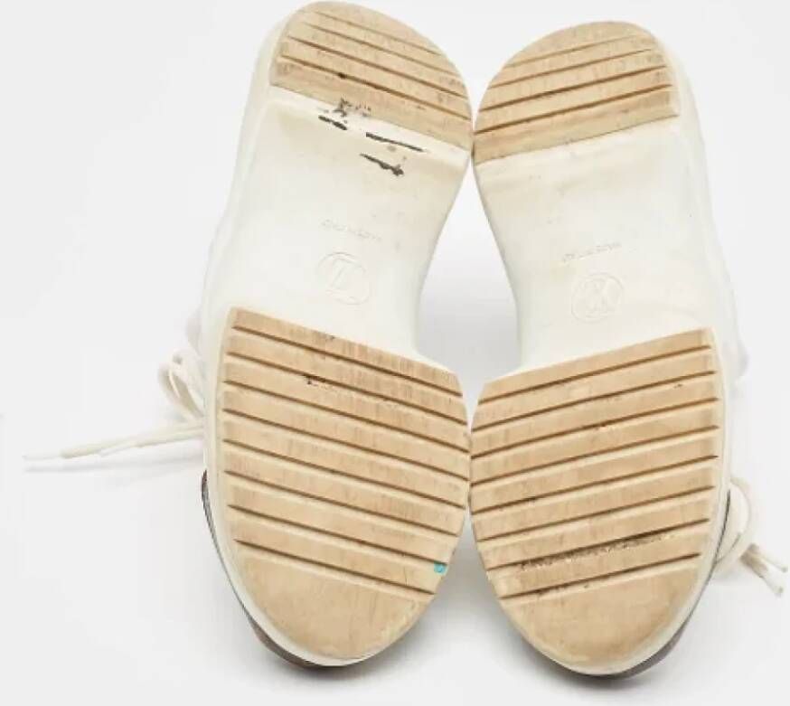 Louis Vuitton Vintage Pre-owned Canvas sneakers White Dames