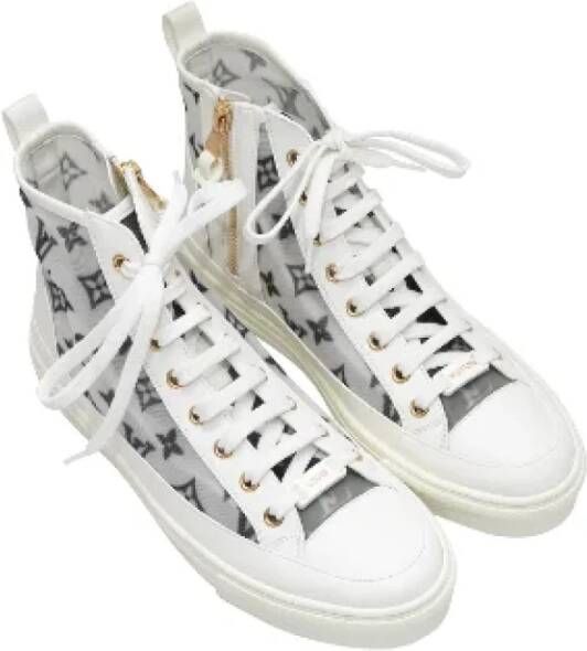 Louis Vuitton Vintage Pre-owned Canvas sneakers White Dames