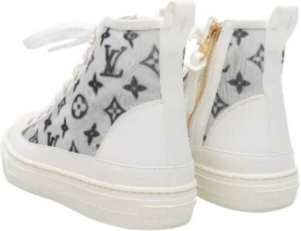 Louis Vuitton Vintage Pre-owned Canvas sneakers White Dames