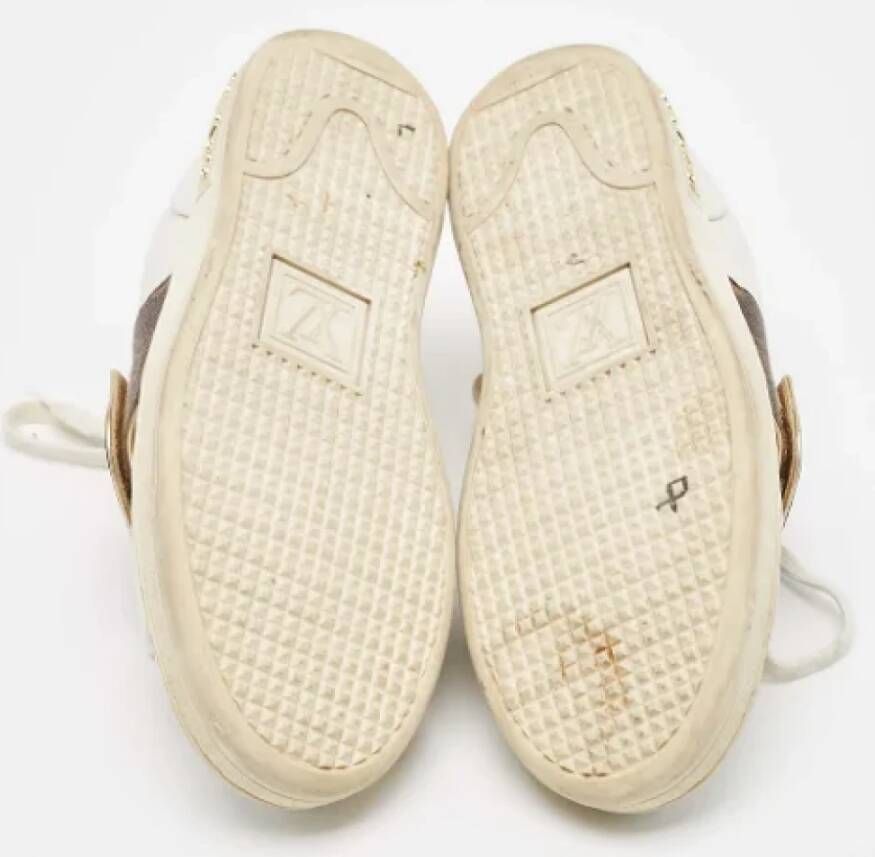 Louis Vuitton Vintage Pre-owned Canvas sneakers White Dames