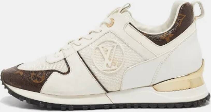 Louis Vuitton Vintage Pre-owned Canvas sneakers White Dames