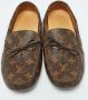 Louis Vuitton Vintage Pre-owned Coated canvas flats Brown Heren - Thumbnail 2
