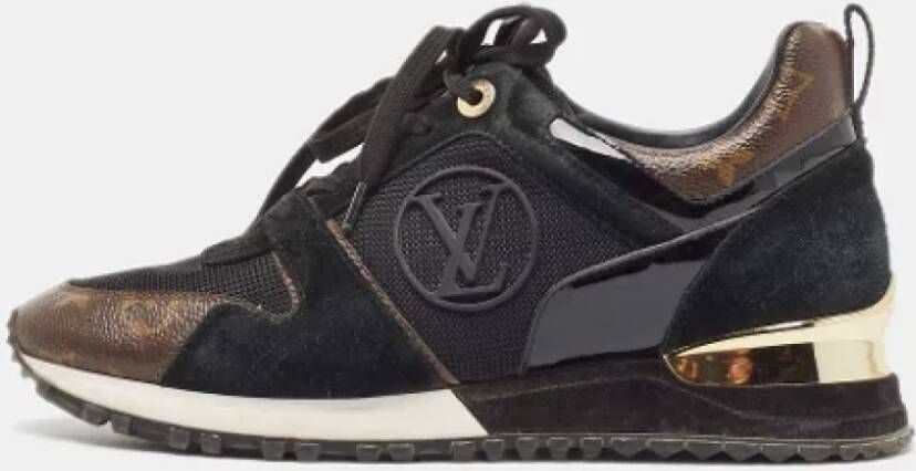 Louis Vuitton Vintage Pre-owned Coated canvas sneakers Black Dames
