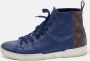 Louis Vuitton Vintage Pre-owned Coated canvas sneakers Blue Dames - Thumbnail 2