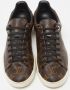 Louis Vuitton Vintage Pre-owned Coated canvas sneakers Brown Dames - Thumbnail 3