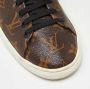 Louis Vuitton Vintage Pre-owned Coated canvas sneakers Brown Dames - Thumbnail 7
