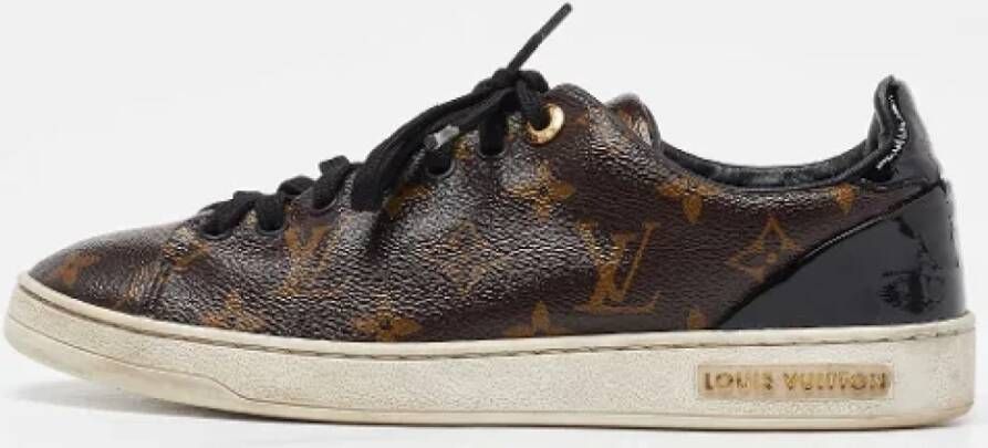 Louis Vuitton Vintage Pre-owned Coated canvas sneakers Brown Dames