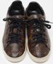 Louis Vuitton Vintage Pre-owned Coated canvas sneakers Brown Dames - Thumbnail 3