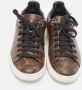 Louis Vuitton Vintage Pre-owned Coated canvas sneakers Brown Dames - Thumbnail 3