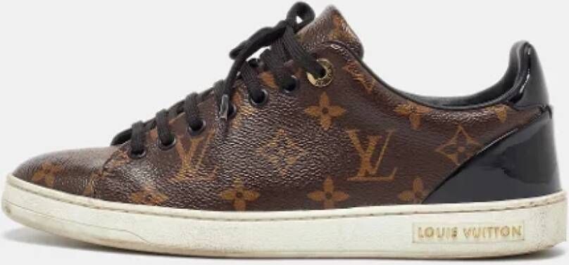 Louis Vuitton Vintage Pre-owned Coated canvas sneakers Brown Dames