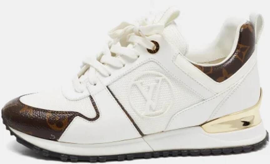 Louis Vuitton Vintage Pre-owned Coated canvas sneakers White Dames