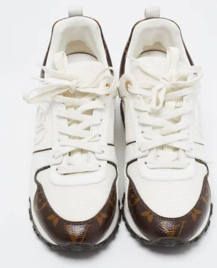 Louis Vuitton Vintage Pre-owned Coated canvas sneakers White Dames