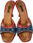 Louis Vuitton Vintage Pre-owned Denim sandals Blue Dames - Thumbnail 2