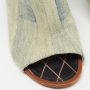 Louis Vuitton Vintage Pre-owned Denim sandals Gray Dames - Thumbnail 7