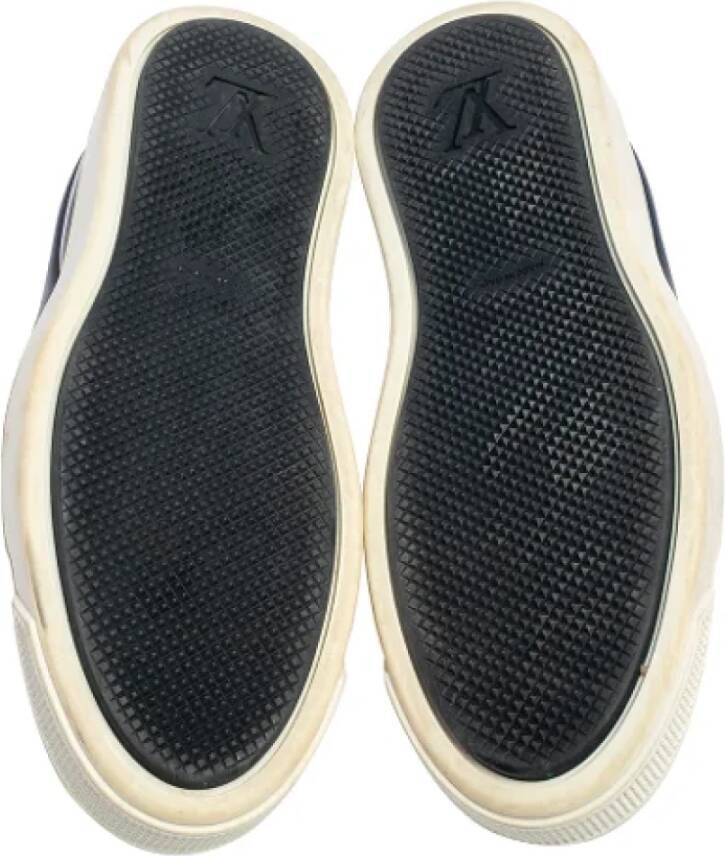Louis Vuitton Vintage Pre-owned Denim sneakers Blue Dames