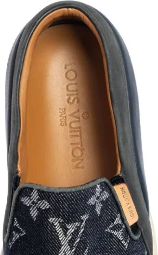 Louis Vuitton Vintage Pre-owned Denim sneakers Blue Dames