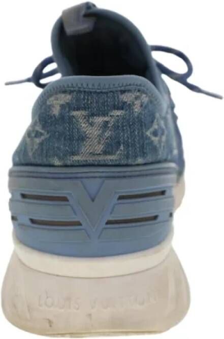 Louis Vuitton Vintage Pre-owned Denim sneakers Blue Dames