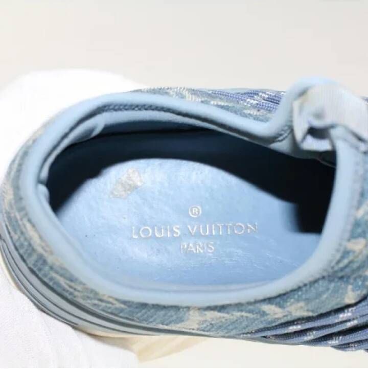 Louis Vuitton Vintage Pre-owned Denim sneakers Blue Dames