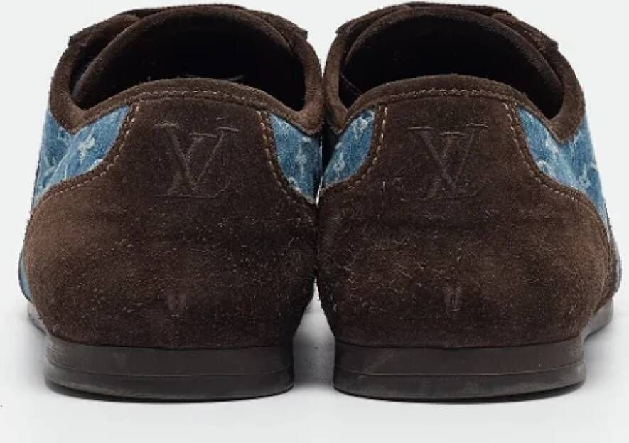 Louis Vuitton Vintage Pre-owned Denim sneakers Multicolor Heren