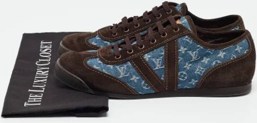 Louis Vuitton Vintage Pre-owned Denim sneakers Multicolor Heren